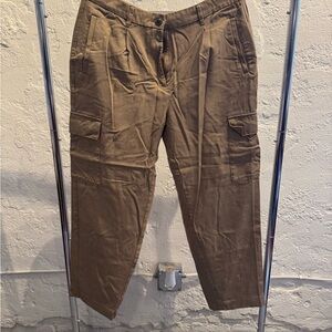 Old Navy Brown Relaxed Fit Trousers